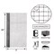 Garden Zone Garden Craft 36 in. H X 5 ft. L Galvanized Steel Hardware Cloth 1/2 in. 113605 - alternate 3